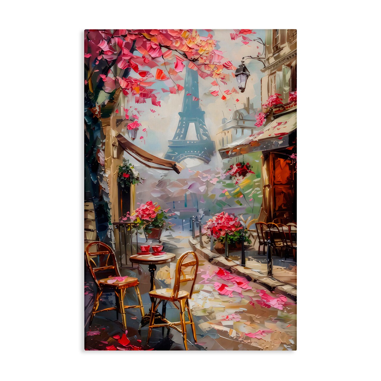 Stupell Industries Romantic Paris Cafe Canvas, design by LSR Creative Studio